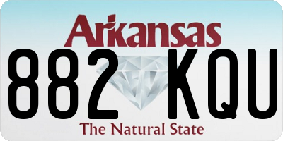 AR license plate 882KQU