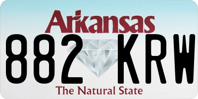 AR license plate 882KRW