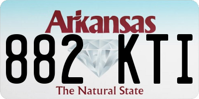 AR license plate 882KTI