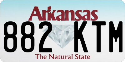 AR license plate 882KTM