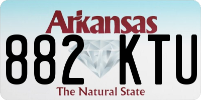 AR license plate 882KTU