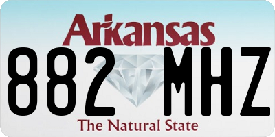 AR license plate 882MHZ