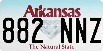 AR license plate 882NNZ