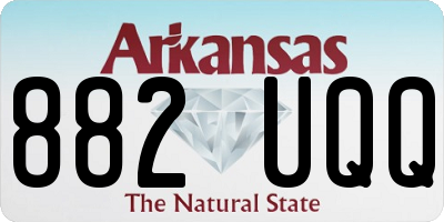 AR license plate 882UQQ