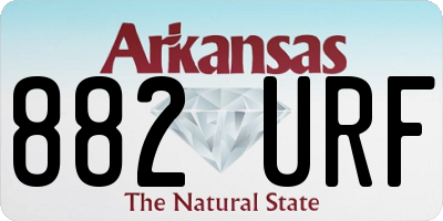 AR license plate 882URF