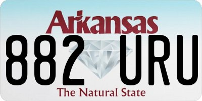 AR license plate 882URU