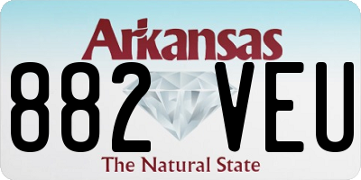 AR license plate 882VEU