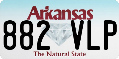 AR license plate 882VLP