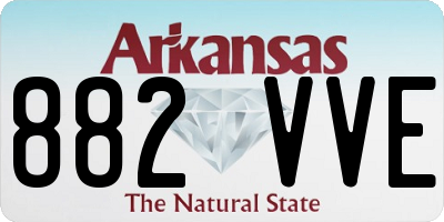 AR license plate 882VVE