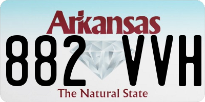 AR license plate 882VVH