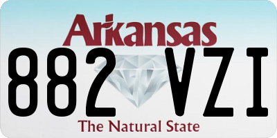 AR license plate 882VZI