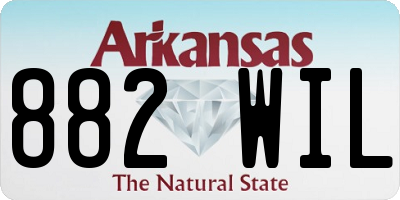 AR license plate 882WIL