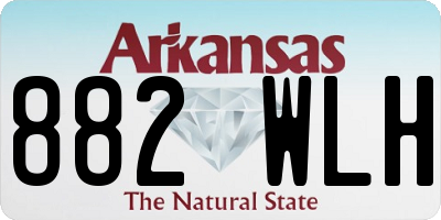 AR license plate 882WLH