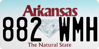 AR license plate 882WMH