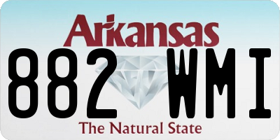 AR license plate 882WMI