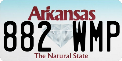 AR license plate 882WMP