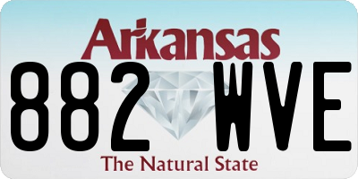 AR license plate 882WVE