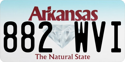 AR license plate 882WVI