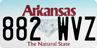 AR license plate 882WVZ