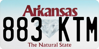 AR license plate 883KTM