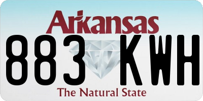 AR license plate 883KWH