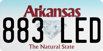 AR license plate 883LED