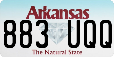 AR license plate 883UQQ