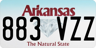 AR license plate 883VZZ