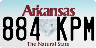 AR license plate 884KPM