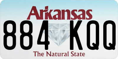 AR license plate 884KQQ