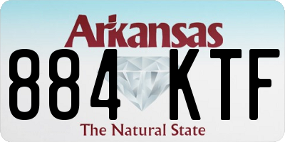 AR license plate 884KTF