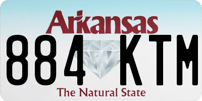 AR license plate 884KTM