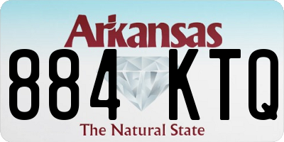 AR license plate 884KTQ