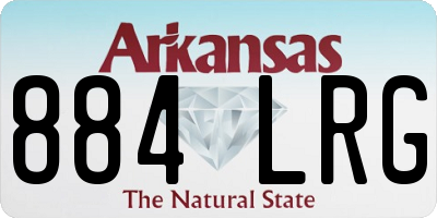 AR license plate 884LRG