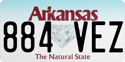 AR license plate 884VEZ