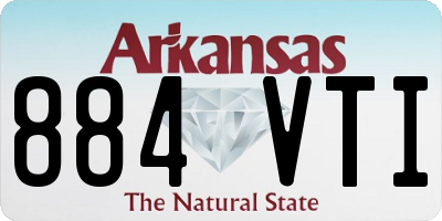 AR license plate 884VTI