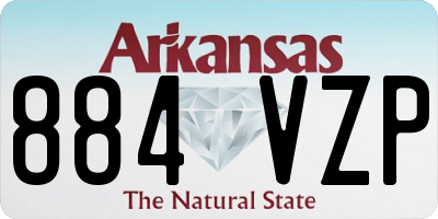 AR license plate 884VZP