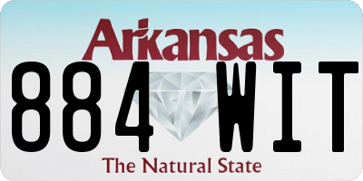AR license plate 884WIT