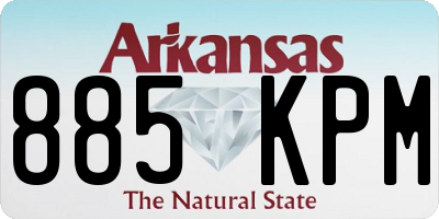 AR license plate 885KPM