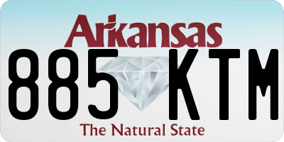 AR license plate 885KTM