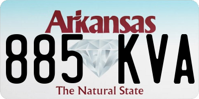 AR license plate 885KVA