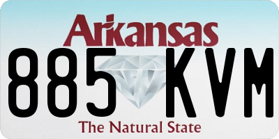 AR license plate 885KVM