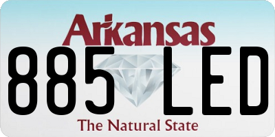 AR license plate 885LED