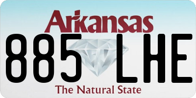 AR license plate 885LHE