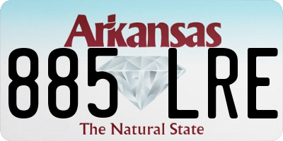 AR license plate 885LRE