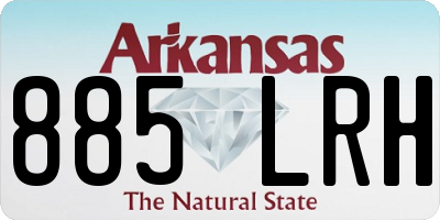 AR license plate 885LRH