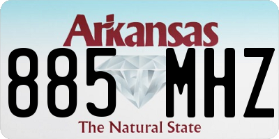 AR license plate 885MHZ