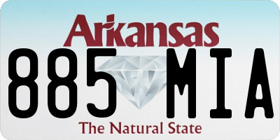 AR license plate 885MIA