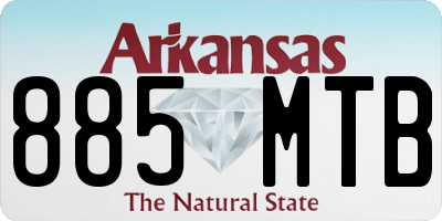 AR license plate 885MTB