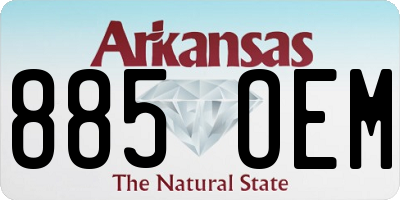 AR license plate 885OEM